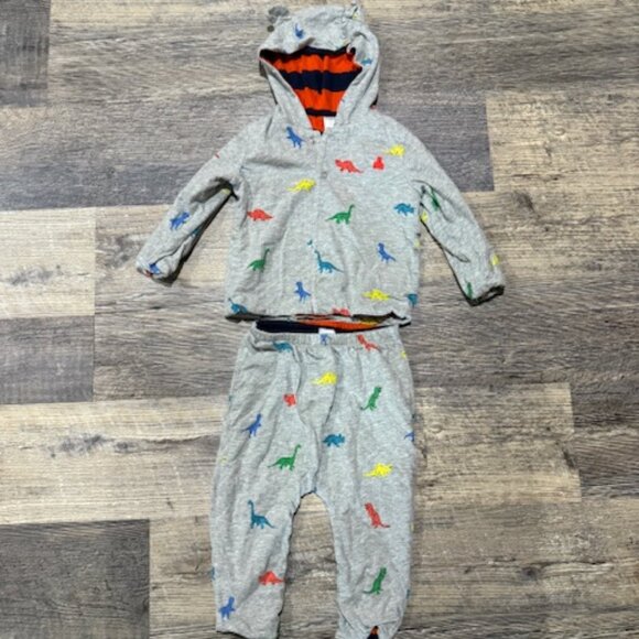 Baby Gap 2 Piece Dinosaur Set 6-12 Months - Picture 1 of 8